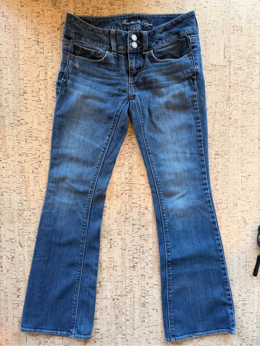 American Eagle Artist Low Rise Bootcut Jeans Y2K